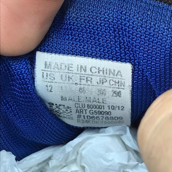 Adidas T-Mac 1 Retro WearTesters Black Blue Basketball Shoes Mens Size 12 - Picture 3 of 7